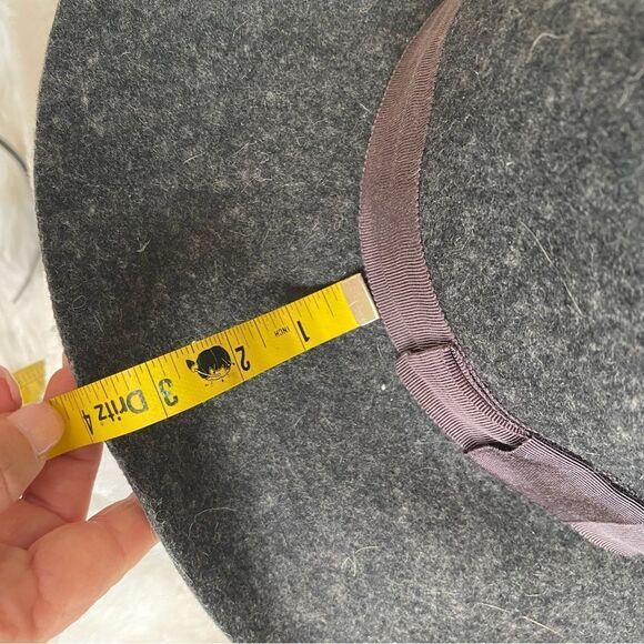 San Diego Hat gray purple felt 100% wool brim hat one size main image 9